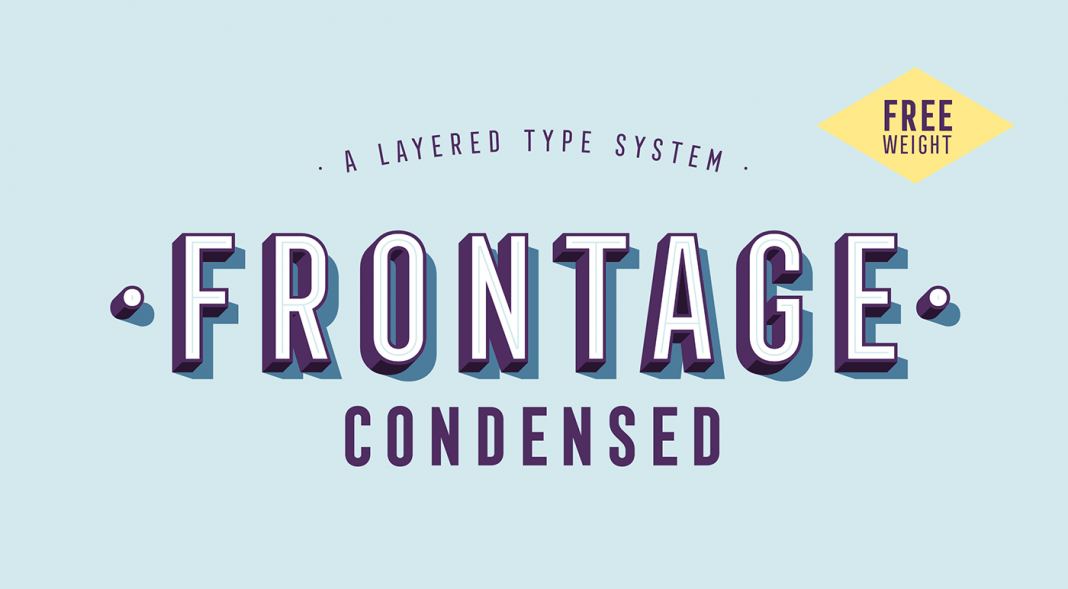 Frontage Condensed Font Frontage Condensed Font