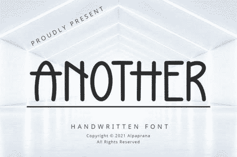 Another Display Font