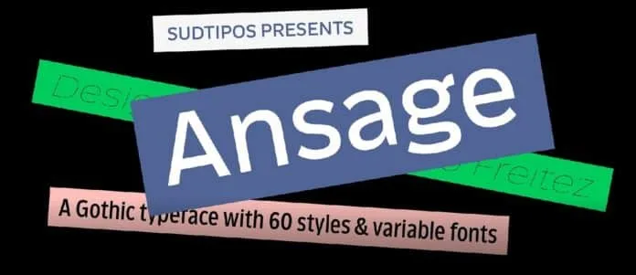 Ansage Sudtipos Font