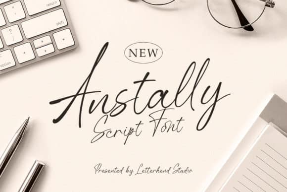 Anstally Script Font