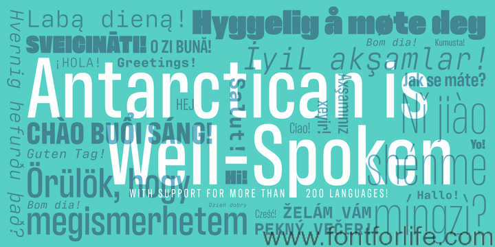 Antarctican Font