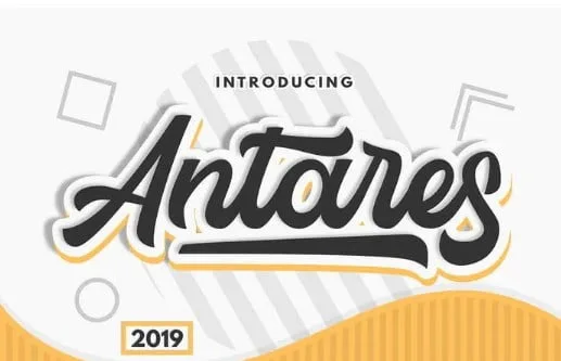 Antares - Authentic Font