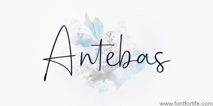 Antebas Font