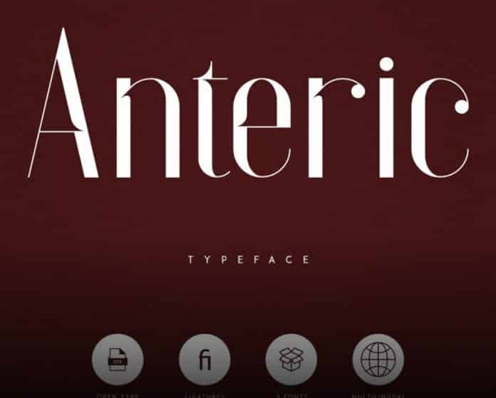 Anteric - Typeface - 3 weights Font