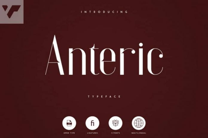 Anteric - Typeface