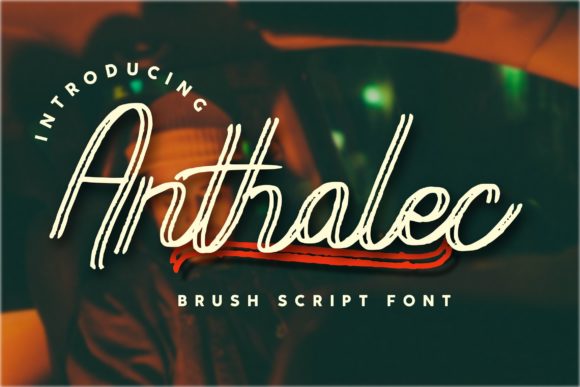 Anthalec Script Font