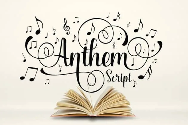 Anthem Script Font