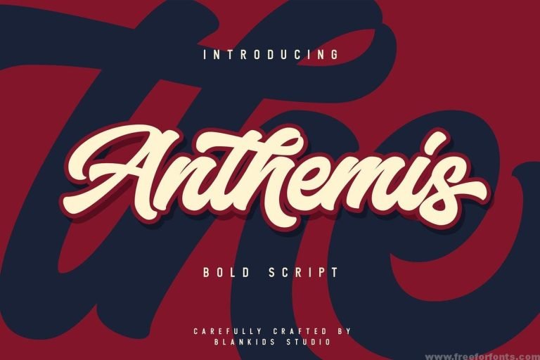 Anthemis Font Free Download