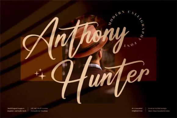 Anthony Hunter Font Anthony Hunter Font