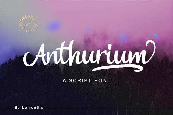 Anthurium Font