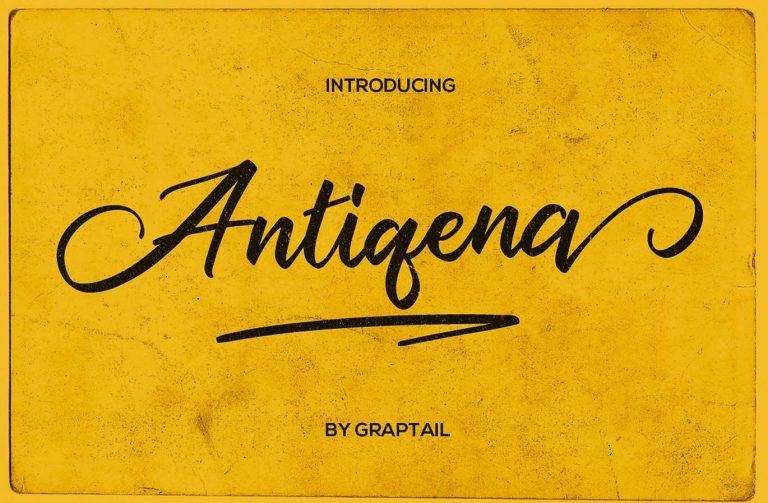 Antiqena Script Font Free Download