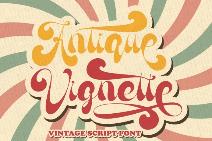 Antique Vignette - Vintage Script Font