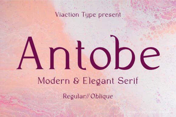 Antobe Font