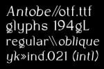 Antobe Font