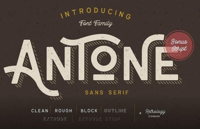 Antone Family 7 fonts