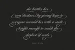 Antony Script font