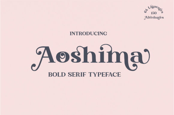 Aoshima Font