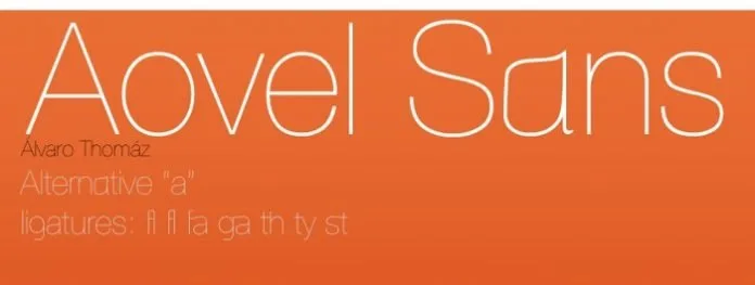Aovel Sans Font