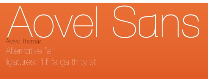 Aovel Sans Font