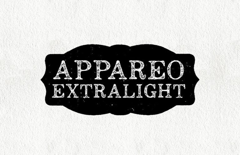 Appareo Extra Light Font Free Download
