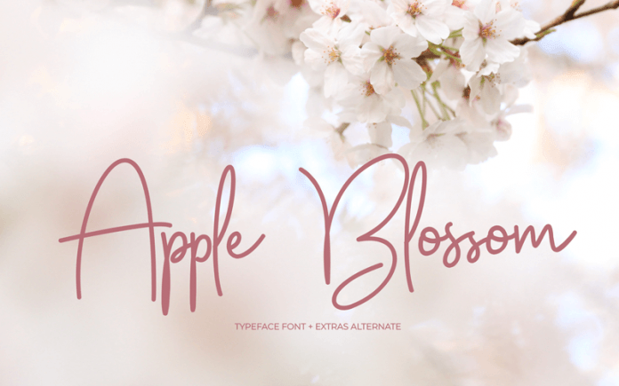 Apple Blossom Font