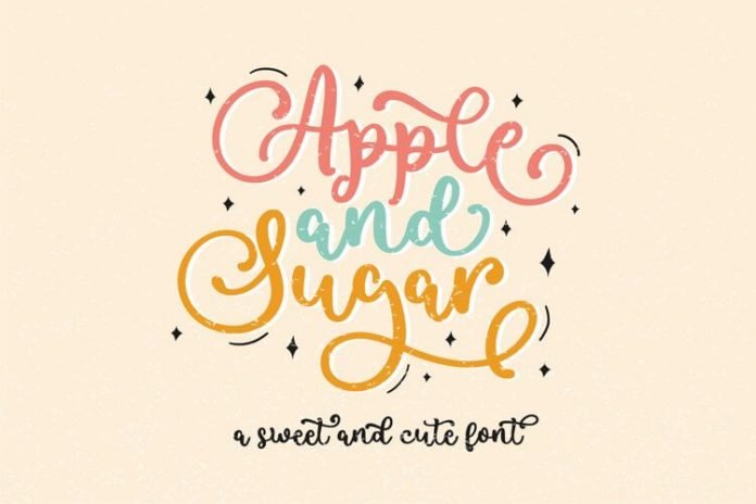 Apple and Sugar Font
