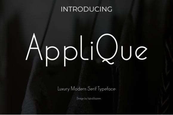 Applique Font