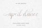 April Dance Font