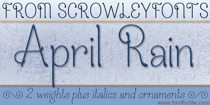 April Rain Font