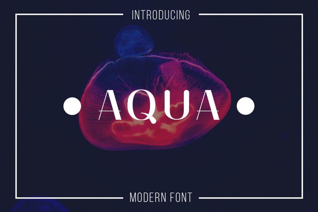 Aqua Modern Font