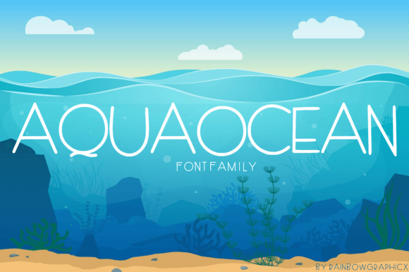 AquaOcean Font