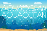 AquaOcean Font
