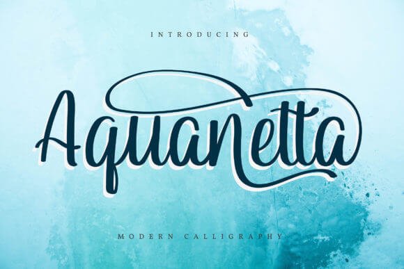 Aquanetta Font