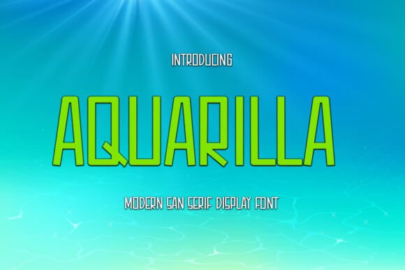 Aquarilla Font