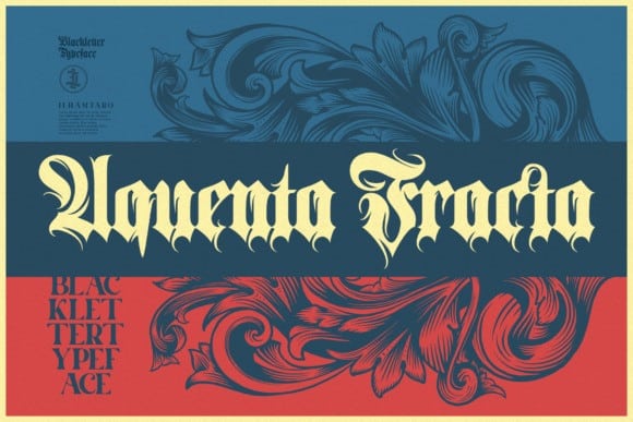 Aquenta Fracta Font