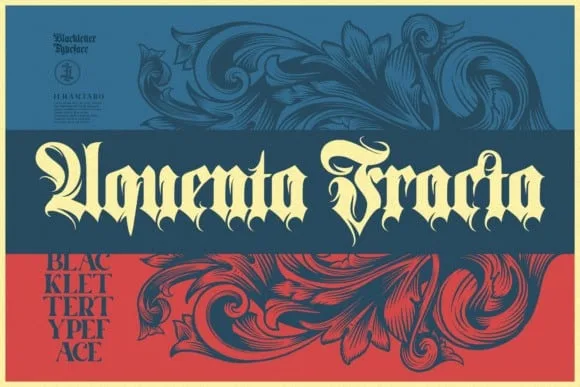 Aquenta Fracta Font