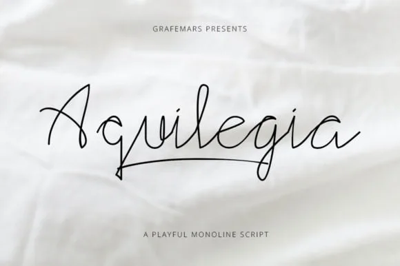 Aquilegia Font