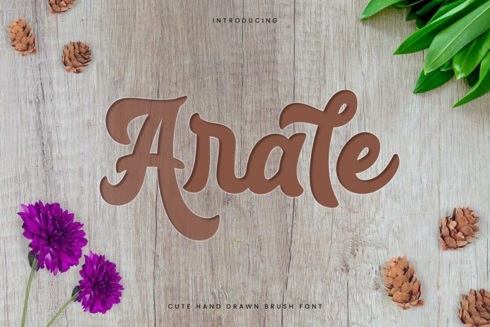 Arale - Bold Beauty Script Font
