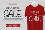 Araya Daily Handwriting Display Font