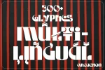 Arcachon - ArtDeco Typeface Font