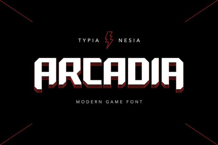 Arcadia - Scifi Game Font