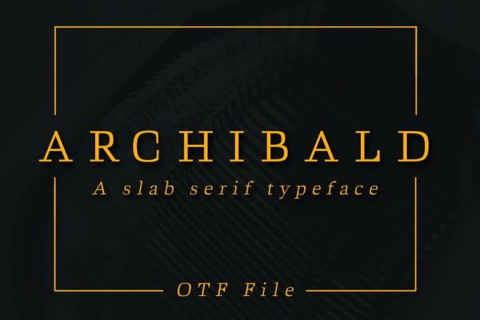 Archibald Font