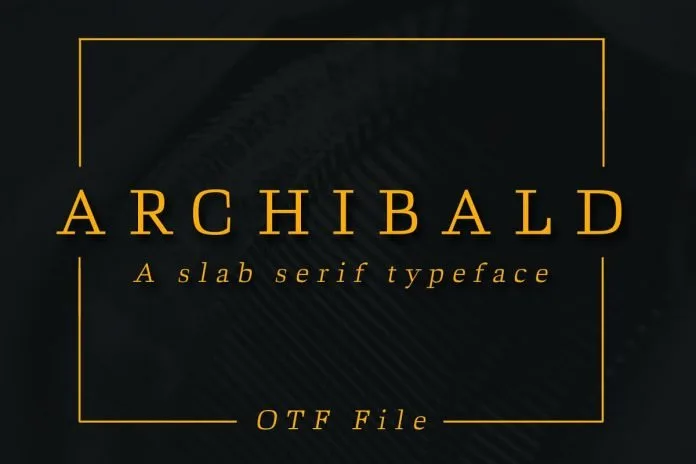 Archibald Font
