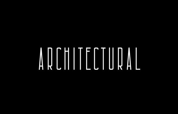 Architectural Font