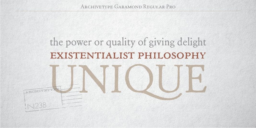 Archive Garamond Font Families