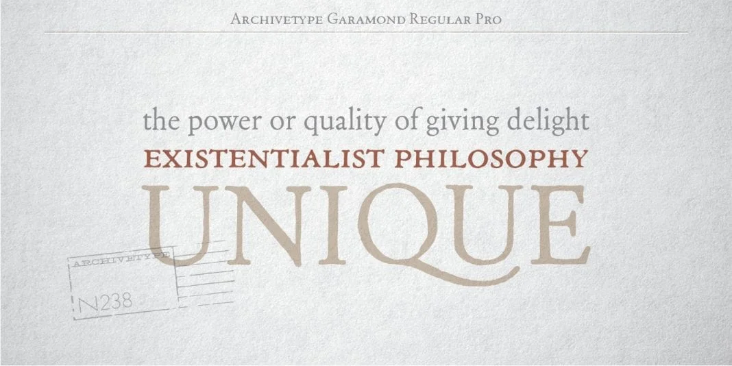 Archive Garamond Font Families