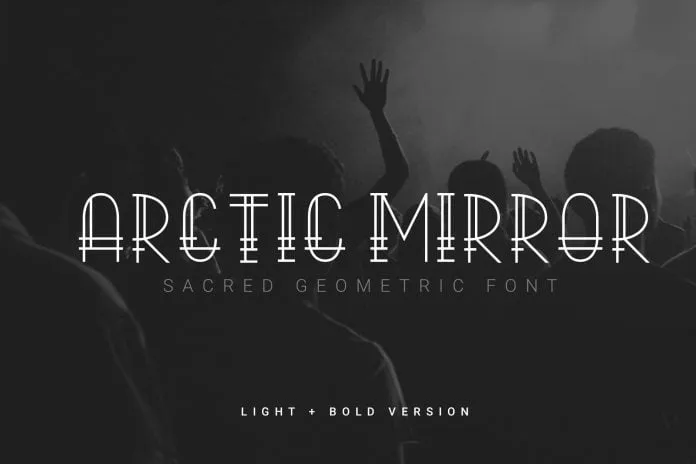 Arctic Mirror Font