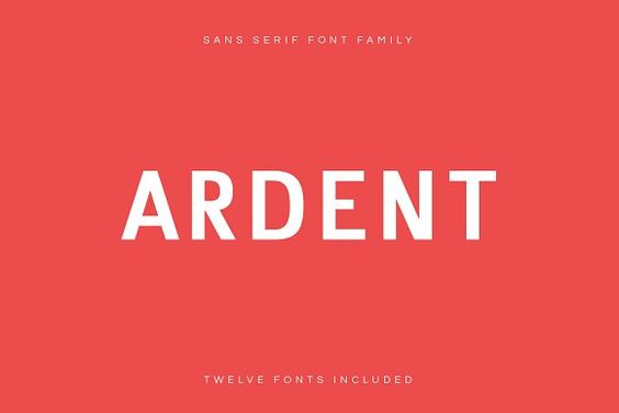 Ardent Sans - Modern Font Family
