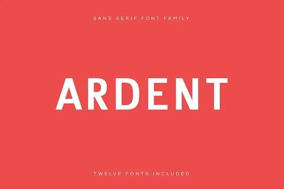 Ardent Sans - Modern Font Family