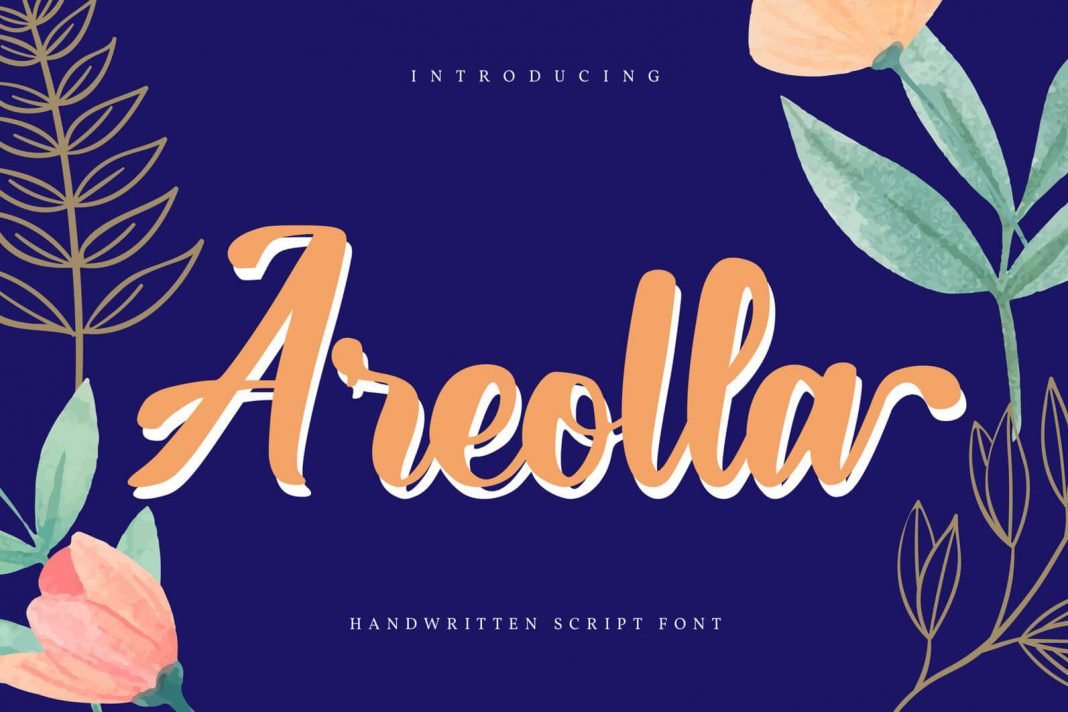 Areolla Handwritten Script Font